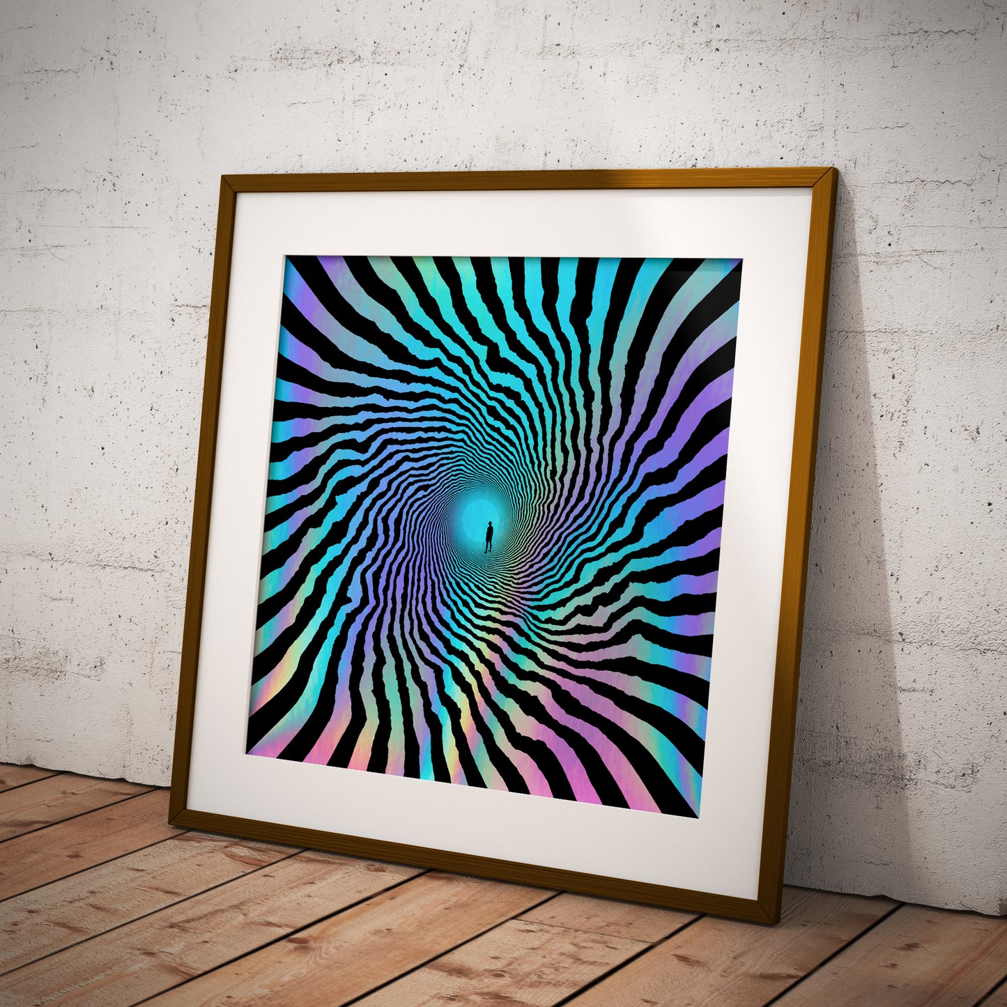 Keep Going - Limited Edition Holographic Paper Print